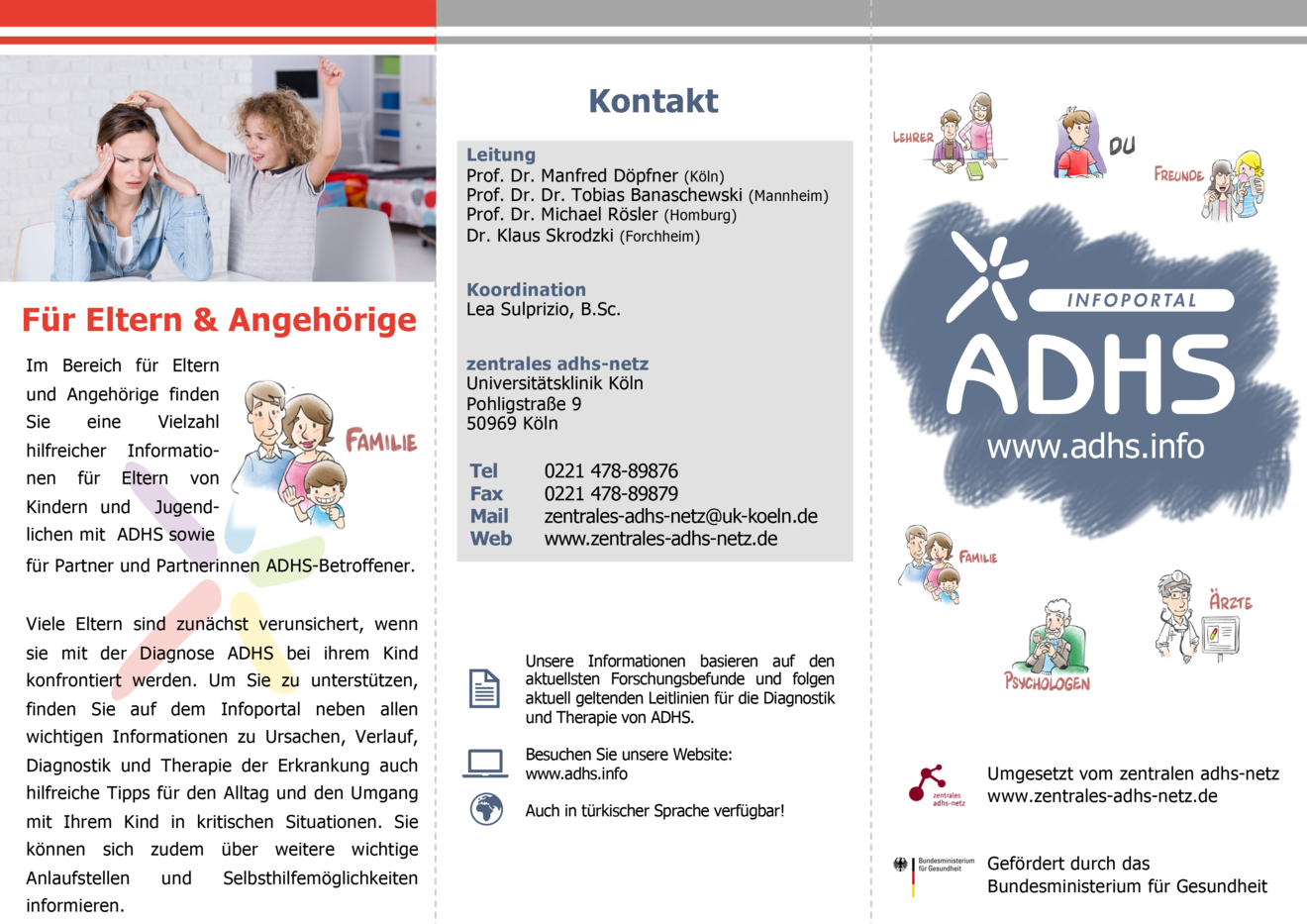 Flyer ADHS Infoportal